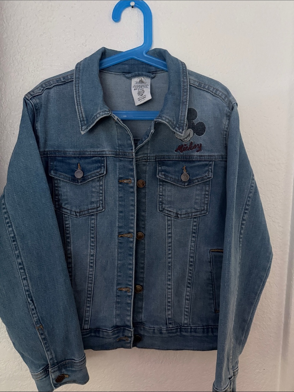 Disney Light Blue Denim Mickey Jean Jacket